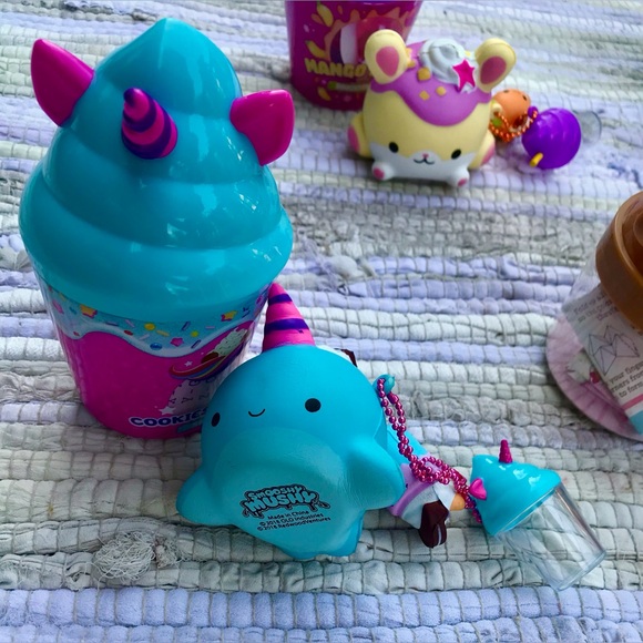 Huge Lot SMOOSHY MUSHY Slow Rise Food Snack Theme Animal Characters Trinket Toys - Picture 9 of 10